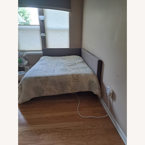Used Ashley Furniture Dark Gray Fabric Daybed for sale on AptDeco