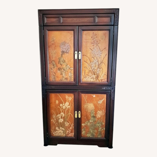 Used Henredon Dark Brown Wood Armoire for sale on AptDeco