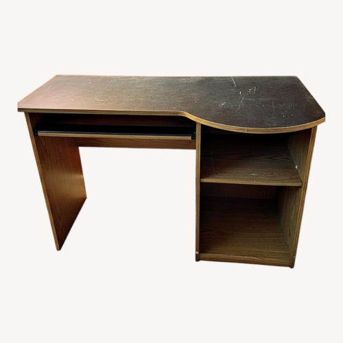 Used Natural Wood Veneer Desk for sale on AptDeco