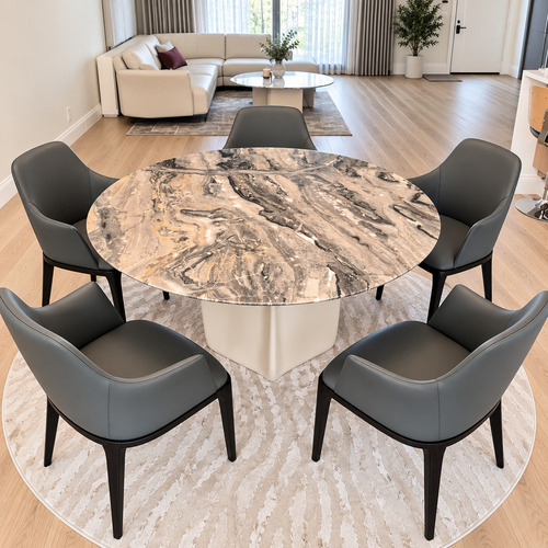 Used Dark Gray Leather Dining Chairs for sale on AptDeco