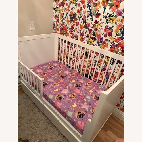 Used West Elm Babyletto Bento Convertible Storage Crib for sale on AptDeco