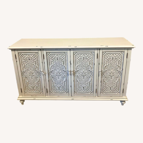 Used White Wood Sideboard for sale on AptDeco