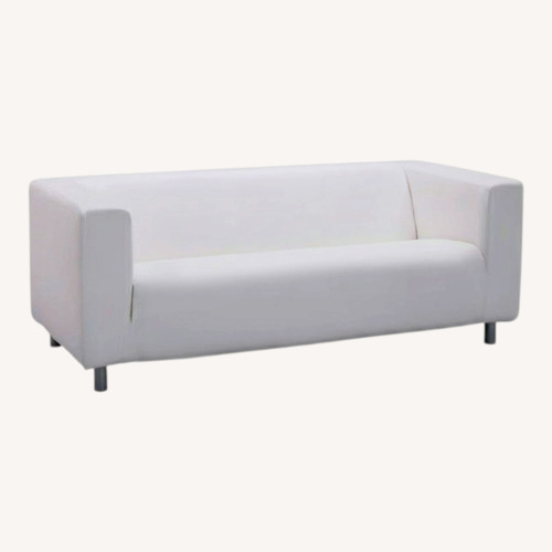 Used IKEA Natural Fabric 2 Seater Sofa for sale on AptDeco