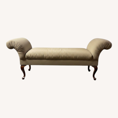 Used Vintage/Antique Natural Silk Bench for sale on AptDeco