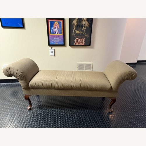 Used Vintage/Antique Natural Silk Bench for sale on AptDeco