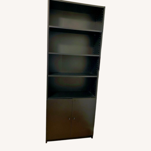 Used Solid Wooden Bookshelf and Cabinet for sale on AptDeco