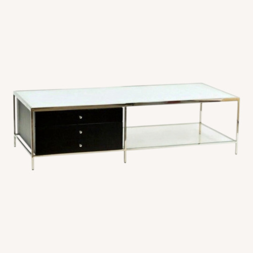 Used Mitchell Gold + Bob Williams Manning Glass Coﬀee Table for sale on AptDeco