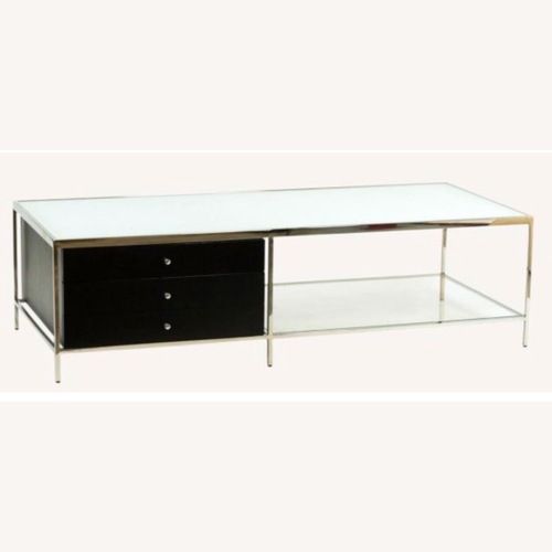 Used Mitchell Gold + Bob Williams Manning Glass Coﬀee Table for sale on AptDeco