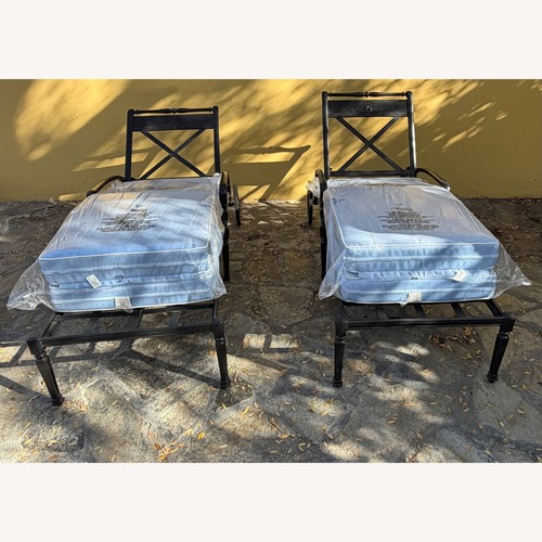 Used Frontgate Carlisle Chaise Lounge Set of 2 for sale on AptDeco