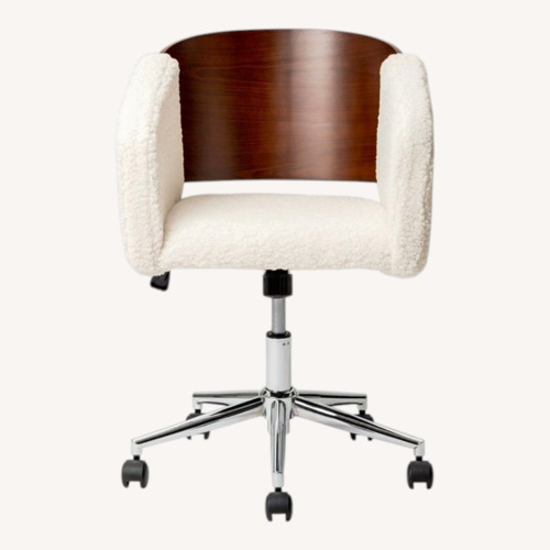 Used Home Goods Natural Wood Office Chair for sale on AptDeco