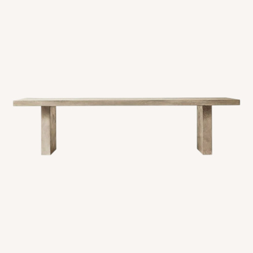 Used Restoration Hardware Light Gray Dining Table for sale on AptDeco
