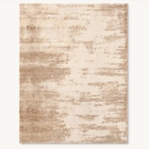 Used Restoration Hardware Kasir Wool/Silk Rug 10x14 Wheat/Camel for sale on AptDeco