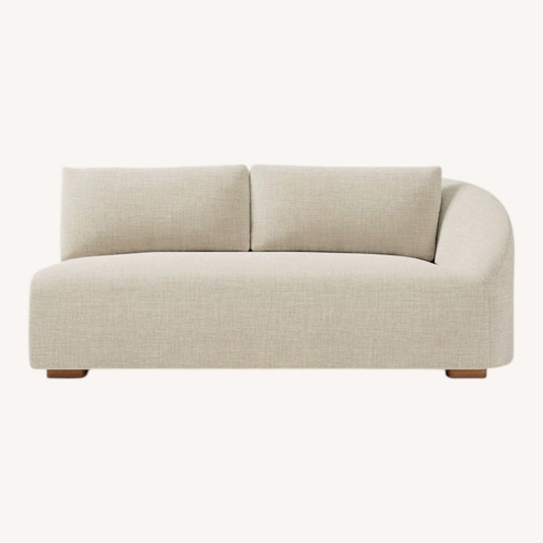 Used West Elm Aviana Light Gray Fabric 2 Seater Sofa for sale on AptDeco