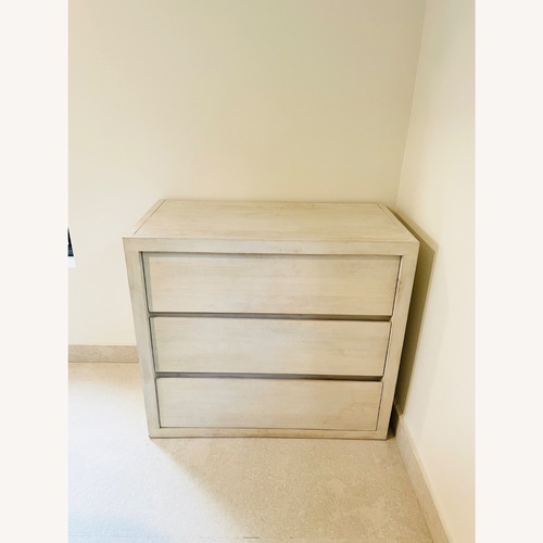 Used Pottery Barn Cayman 3 Drawer Dresser Biscotti for sale on AptDeco