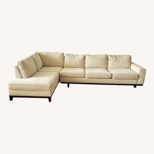Used L-shaped Sectional Fabric Sofa for sale on AptDeco