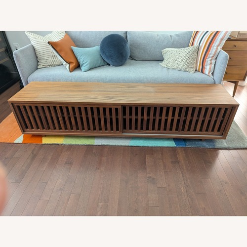 Used Castlery Luka Walnut TV Stand for sale on AptDeco