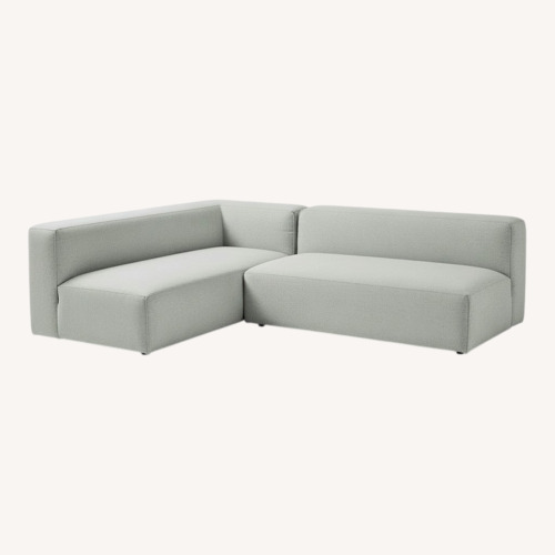 Used Blu Dot Light Grey Cleon Sectional Sofa for sale on AptDeco