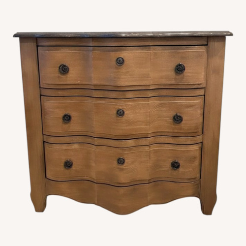 Used Raymour & Flanigan Light Brown Wood Dresser for sale on AptDeco