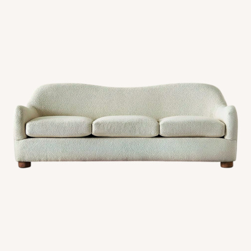 Used CB2 Bacio Cream Boucle Sofa  for sale on AptDeco