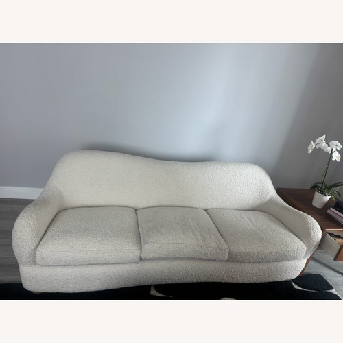 Used CB2 Bacio Cream Boucle Sofa  for sale on AptDeco