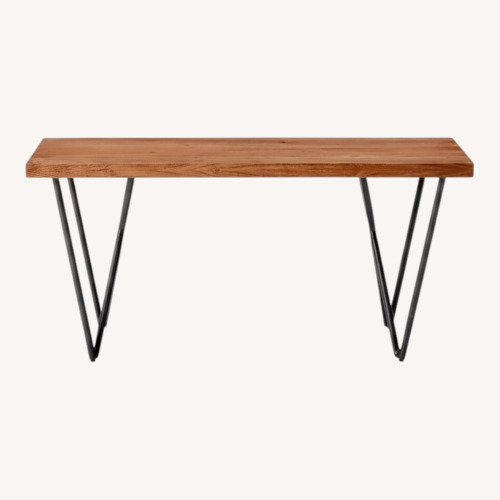 Used CB2 Dylan 36" Medium Acacia Bench for sale on AptDeco