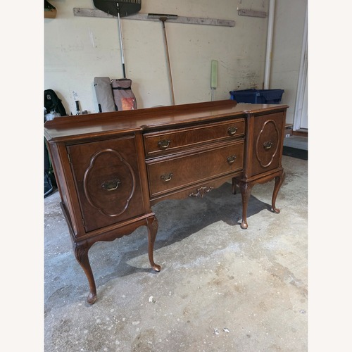 Used Antique Walnut Sideboard (c.1930s) for sale on AptDeco
