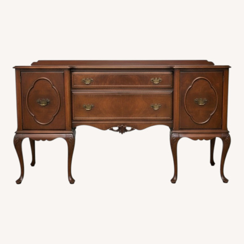 Used Antique Walnut Sideboard (c.1930s) for sale on AptDeco