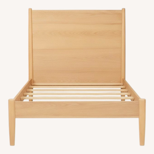 Used West Elm Mid-Century Queen Bed for sale on AptDeco