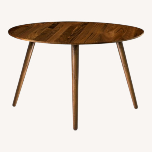Used Article Seno 47" Round Dining Table - Walnut for sale on AptDeco