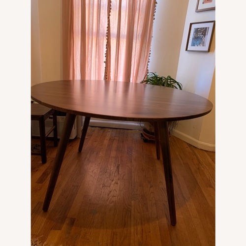 Used Article Seno 47" Round Dining Table - Walnut for sale on AptDeco