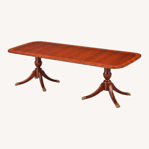 Used Vintage/Antique Finds Dark Brown Dining Table for sale on AptDeco