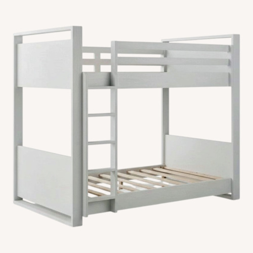Used Restoration Hardware Wyler White Wood Bunk Bed for sale on AptDeco