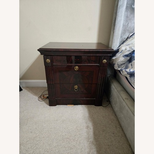 Used Vintage/Antique Finds Dark Brown Wood Nightstands for sale on AptDeco