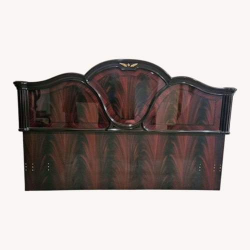 Used Vintage/Antique Finds Dark Brown Headboard for sale on AptDeco