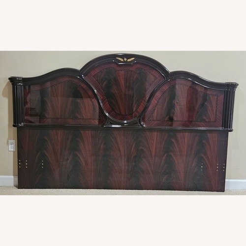 Used Vintage/Antique Finds Dark Brown Headboard for sale on AptDeco