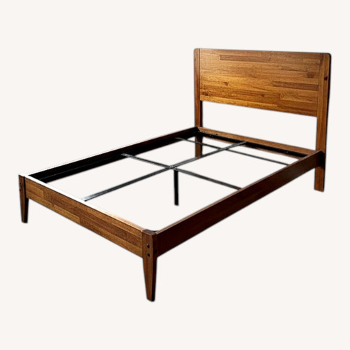 Used White Queen Bed for sale on AptDeco