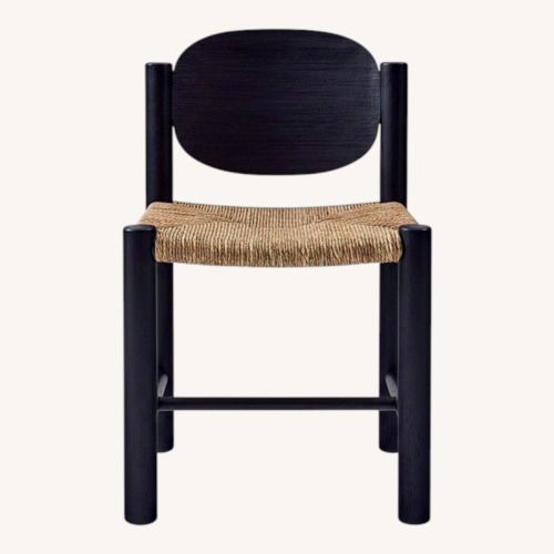 Used West Elm Rhodes Solid Wood Dining Chair – Black for sale on AptDeco