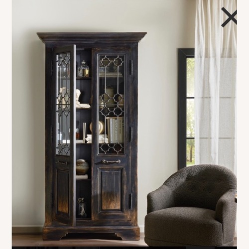Used Van Thiel & Co Black Wood Wall Unit for sale on AptDeco