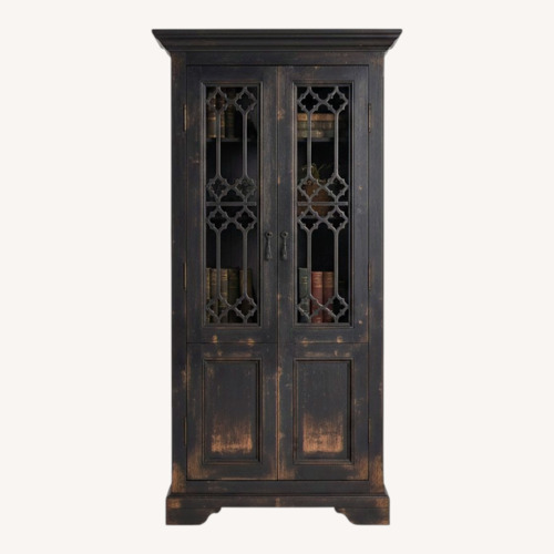 Used Van Thiel & Co Black Wood Wall Unit for sale on AptDeco