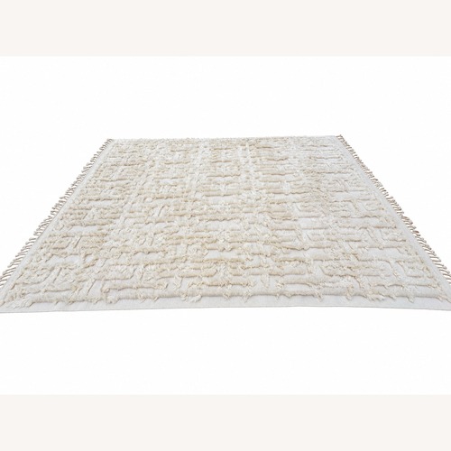 Used Restoration Hardware Cabila Wool Rug 9x12 Ivory for sale on AptDeco