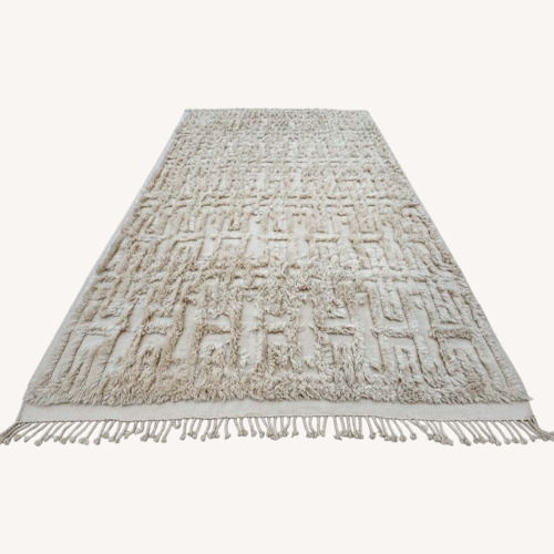 Used Restoration Hardware Cabila Wool Rug 9x12 Ivory for sale on AptDeco