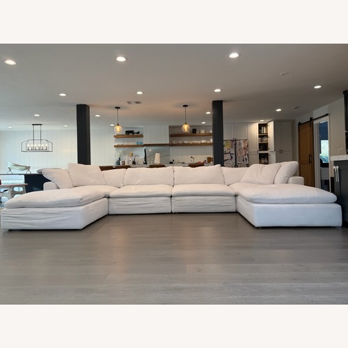Used Restoration Hardware Cloud Luxe White Sectional for sale on AptDeco