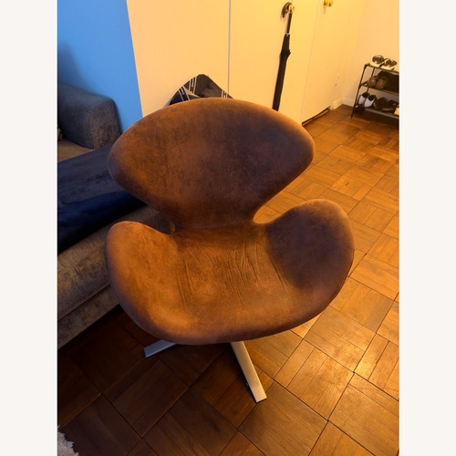 Used Vintage/Antique Finds Dark Brown Accent Chair for sale on AptDeco