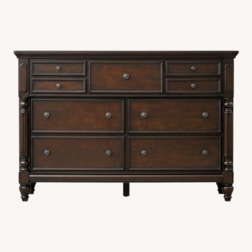 Used Ashley Furniture Key Town Dresser with Mirror for sale on AptDeco