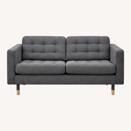 Used IKEA MORABO Dark Gray Fabric 2 Seater Sofa for sale on AptDeco