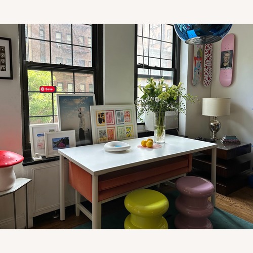Used Herman Miller OE1 White Dining Table for sale on AptDeco