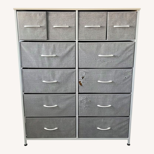 Used Dumos Light Grey 12 Drawer for sale on AptDeco