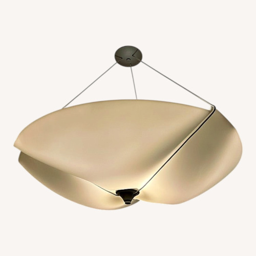 Used Large White Modern Sculptural Ceiling Light for sale on AptDeco