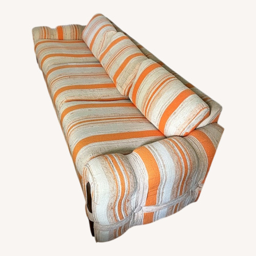 Used Retro Striped Sofa Made in USA for sale on AptDeco