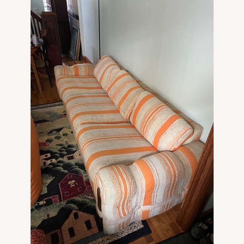 Used Retro Striped Sofa Made in USA for sale on AptDeco